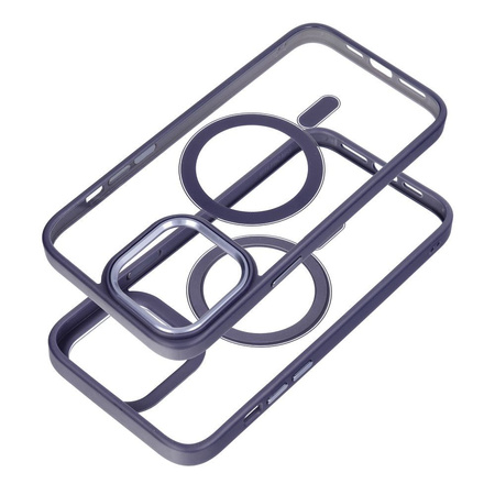 Futerał COLOR EDGE MAG COVER kompatybilny z MagSafe do IPHONE 16 Pro Max fioletowy