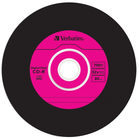 Płyta CD-R Verbatim DATA VINYL 700MB     SLIM 10szt 43426