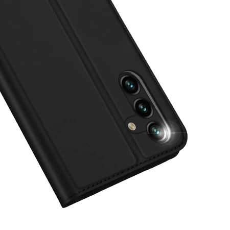Dux Ducis Skin Pro etui Samsung Galaxy A14 4G / 5G pokrowiec z klapką portfel na kartę podstawka czarne