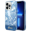 Guess Porcelain Collection - Etui iPhone 14 Pro Max (niebieski)