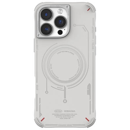 Skinarma etui Mecha iPhone 16 Pro Max 6.9" Magnetic Charging jasno szary/light grey