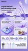 KABEL REMAX LEYA SERIES RC-C093 2.4A USB/LIGHTNING 1M WHITE