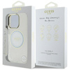 Guess IML Metal Colored Circle Classic Logo MagSafe - Etui do iPhone 16 Pro Max (biały)