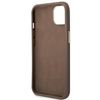 Oryginalne Etui IPHONE 14 Guess Hard Case 4G Vintage Gold Logo (GUHCP14SHG4SHW) brązowe