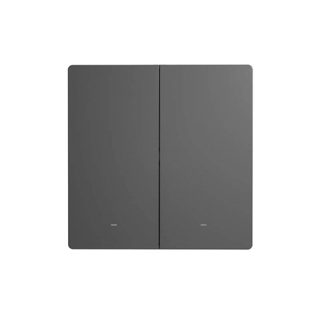 Sonoff inteligentny 2-kanałowy przełącznik ścienny Wi-Fi czarny (M5-2C-86)