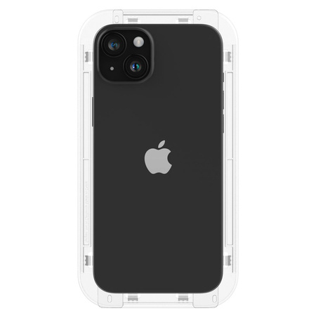 TEMPERED GLASS Spigen GLAS.TR "EZ FIT" FC IPHONE 15 BLACK