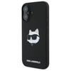 Karl Lagerfeld KLHMP16SSCHPPLK iPhone 16 czarny/black HC MagSafe Sil Choupette Head Print