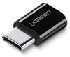 Ugreen adapter przejściówka z micro USB na USB Typ C czarny (30391)