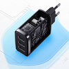 Baseus Compact charger 3x USB 17W black (CCXJ020101)