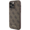 Etui Guess 4G Metal Gold Logo na iPhone 15 Pro Max - brązowe