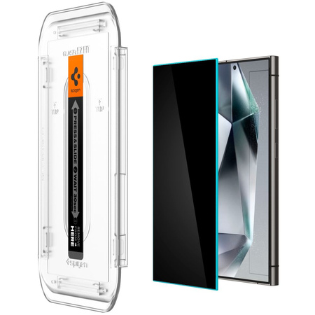 Spigen Glas.tR EZ Fit Privacy gehärtetes Glas für Samsung Galaxy S24 Ultra - 2 Stk.