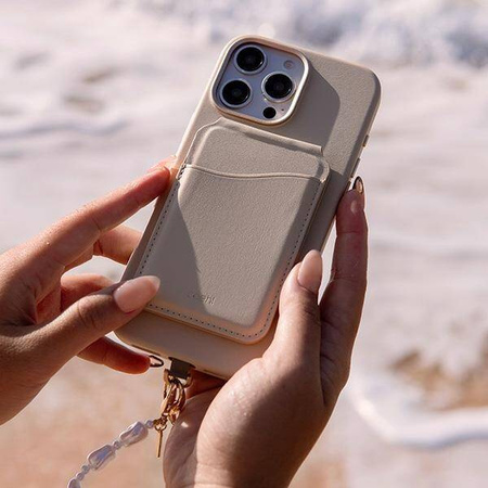 Schutzhülle IPHONE 16 PRO UNIQ Coehl Muse Magnetic Charging cremig
