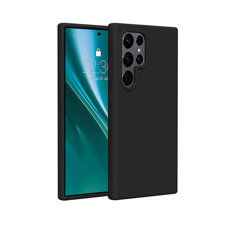 Nakładka Etteri Silicone Case do Samsung Galaxy S24 Ultra czarna