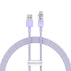 BASEUS kabel USB A do Typ C PD 100W Explorer CATS010405 1 m fioletowy