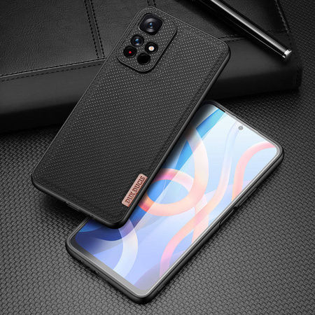Dux Ducis Fino Hülle mit Nylonmaterial für Poco M4 Pro 5G schwarz