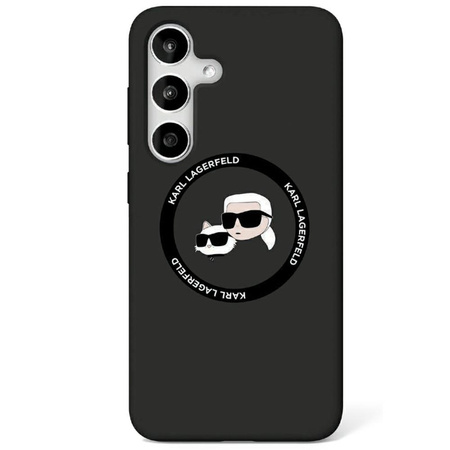 Karl Lagerfeld nakładka HC Magnetic Silicone Double Heads do Samsung Galaxy S25 Plus czarna