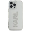 Karl Lagerfeld IML Strass Logo iPhone 16 Pro Hülle - Transparent