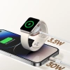 Joyroom 2-in-1 Lightning Kabel und induktives Ladegerät für Apple Watch 1,5 m weiß (S-IW011)