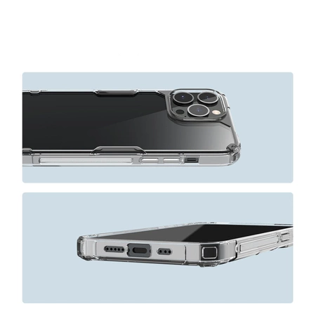 Nillkin Nature Pro Hülle iPhone 14 Pro Max gepanzerte Abdeckung blau