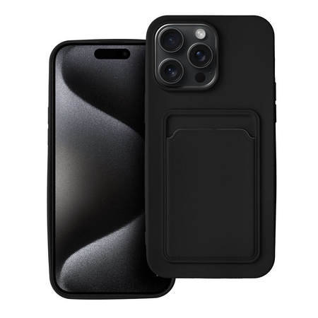 Futerał CARD CASE do IPHONE 15 PRO MAX czarny