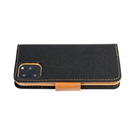 Kabura CANVAS Book do IPHONE 16 czarny
