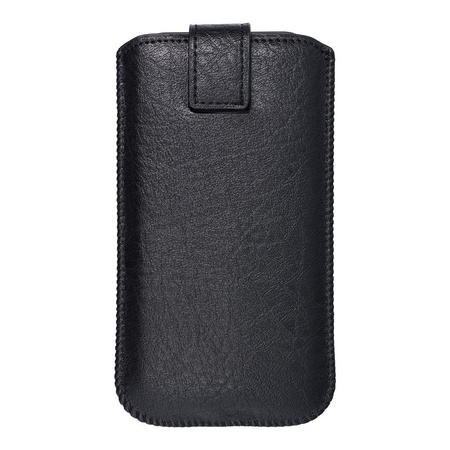 Futerał Skórzany Uniwersalny Slim Kora 2 - do Samsung I9100 Galaxy S2/LG L7/Xperia J czarny