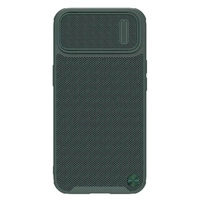 Nillkin Textured S Case iPhone 14 Pro Max Panzerhülle mit Kameraabdeckung dunkelgrün