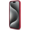 Karl Lagerfeld Silicone Karl&amp;Choupette Heads Ring MagSafe iPhone 15 Case - Red