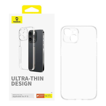 Schutzhülle APPLE IPHONE 15 Baseus OS-Lucent Series transparent
