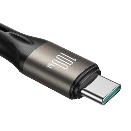 Joyroom Light-Speed ​​​​Serie SA25-CC5 100 W USB-C/USB-C-Kabel 1,2 m – Schwarz