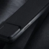 Nillkin Synthetic Fiber S Case iPhone 14 Pro Hülle mit Kameraabdeckung, schwarz