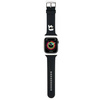 Strap for APPLE WATCH 4 / 5 / 6 / 7 / 8 / SE (38 / 40 / 41 MM) Karl Lagerfeld Strap 3D Rubber Karl Head (KLAWMSLKNK) black