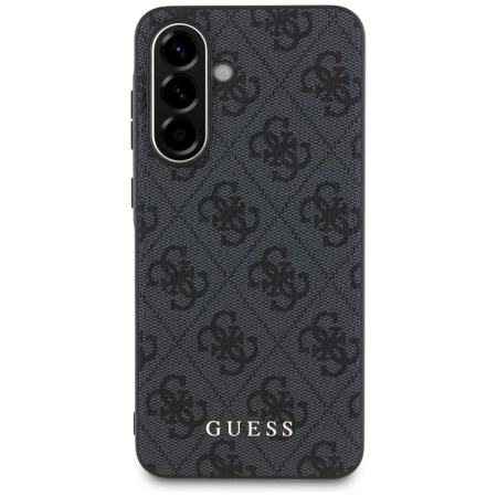 Guess 4G Metal Gold Logo Hülle für Samsung Galaxy A36 - Schwarz