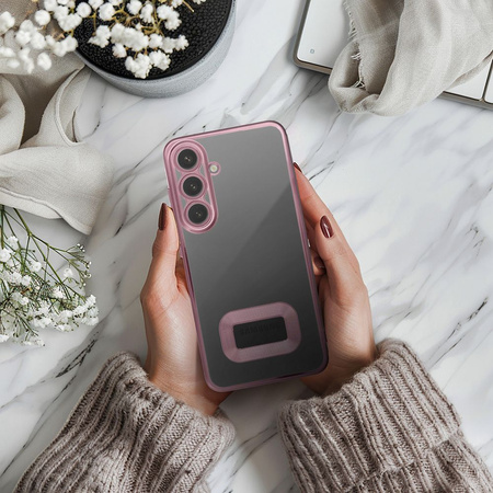 Futerał GLAM do XIAOMI REDMI 13C pudrowy róż