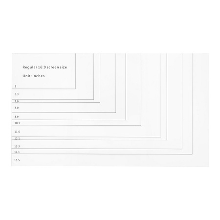 Uniwersalna Folia Ochronna Bestsuit na Wyświetlacze (DIY) - 15,5"