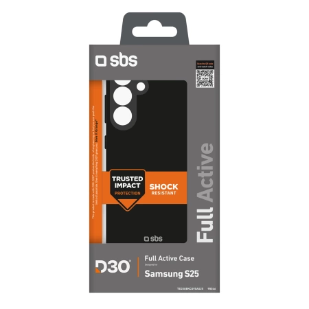D3O Black cover Samsung S25, black