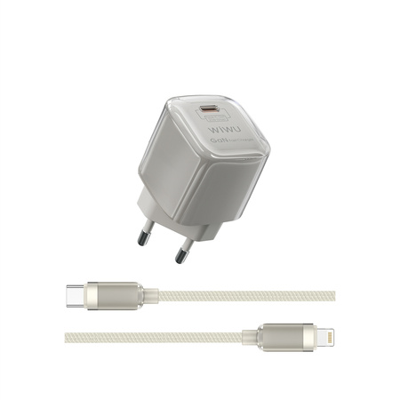 WIWU ładowarka Jello 20W GaN Charger Sets Wi-U016 C-L, EU Plug