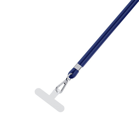 3MK EasyClip Dark Blue (silver) smycz do telefonu