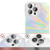 Kingxbar Shell Series luxury elegant phone case for iPhone 13 Pro pearl-blue