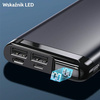 USAMS Powerbank PB55 10000mAh 2xUSBwyświetlacz LED szary/grey 10KCD14801 (US-CD148) aluminium
