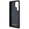 Schutzhülle SAMSUNG GALAXY S25 ULTRA Mercedes AMG Hardcase Leather Debossed Lines MagSafe navy blau
