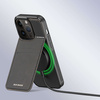 3-in-1-Hülle für iPhone 13 Pro mit MagSafe Wallet RFID-blockierender Ständer Dux Ducis Rafi Mag – Schwarz