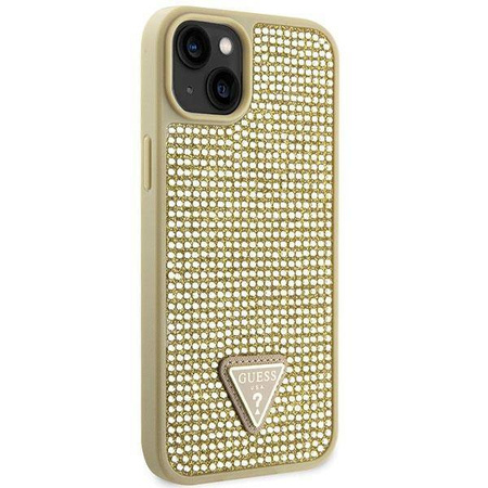 Guess GUHCP14MHDGTPD iPhone 14 Plus 6,7" Gold/Gold Hardcase Strass Dreieck