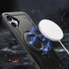 Hybrid Armor Trendy Case with MagSafe for iPhone 16 Plus - Black