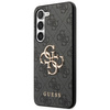 Oryginalne Etui GUESS Hardcase GUHCS24S4GMGGR do Samsung S24 (Leather 4G Metal Logo / czarny)