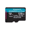 Kingston karta pamięci 128GB microSDXC Canvas Go Plus Gen4 200MB/s A2 U3 V30 + adapter