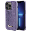Etui Guess Sequin Script Metal na iPhone 15 Pro Max - fioletowe