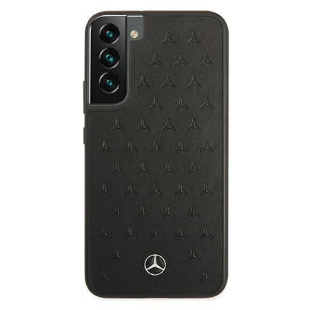 Mercedes MEHCS22MPSQBK S22 + S906 black / black hardcase Leather Stars Pattern