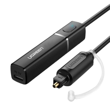 Ugreen transmiter Bluetooth 4.2 bezprzewodowy adapter audio Toslink czarny (50213 CM150)