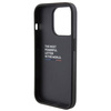 Etui BMW Grip Stand Smooth & Perforated na iPhone 15 Pro - czarne